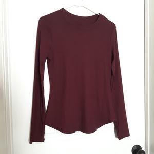 NWT No Boundaries Maroon Long-Sleeve Shirt